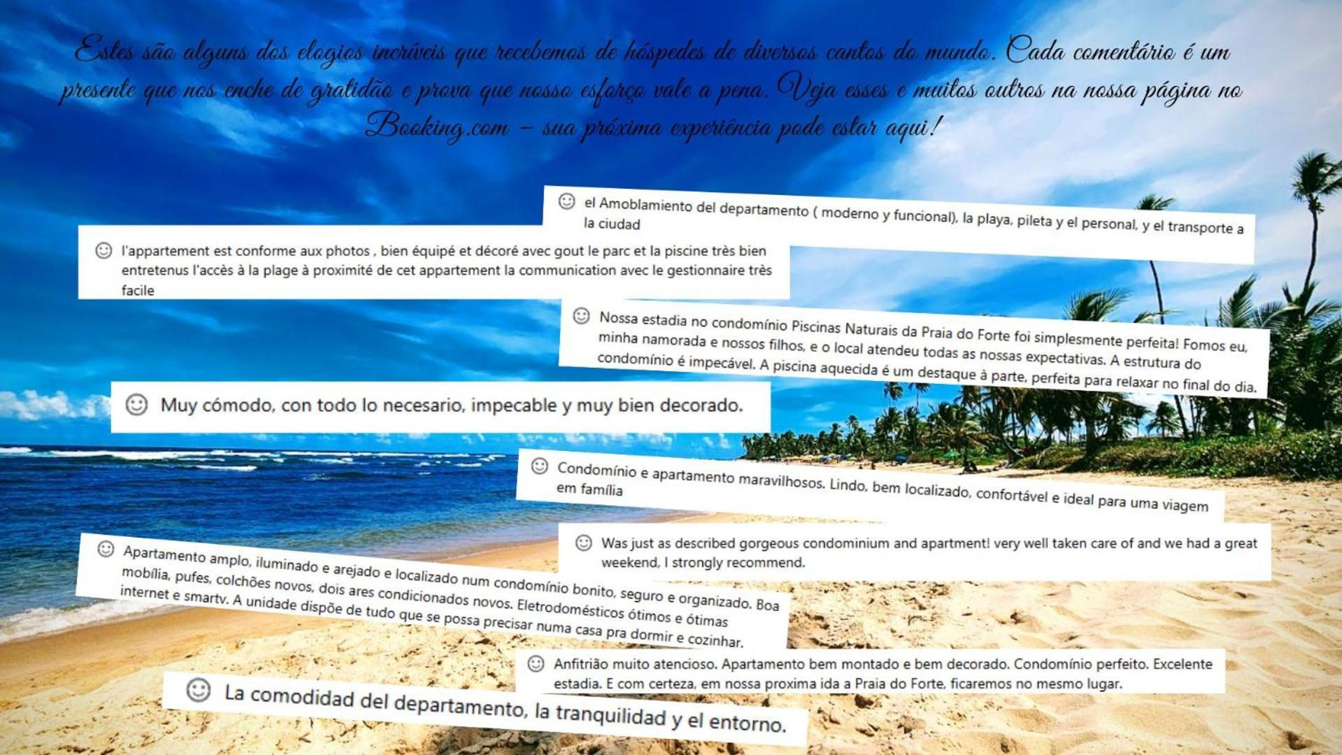 Piscinas Naturais De Praia Do Forte Bagian luar foto